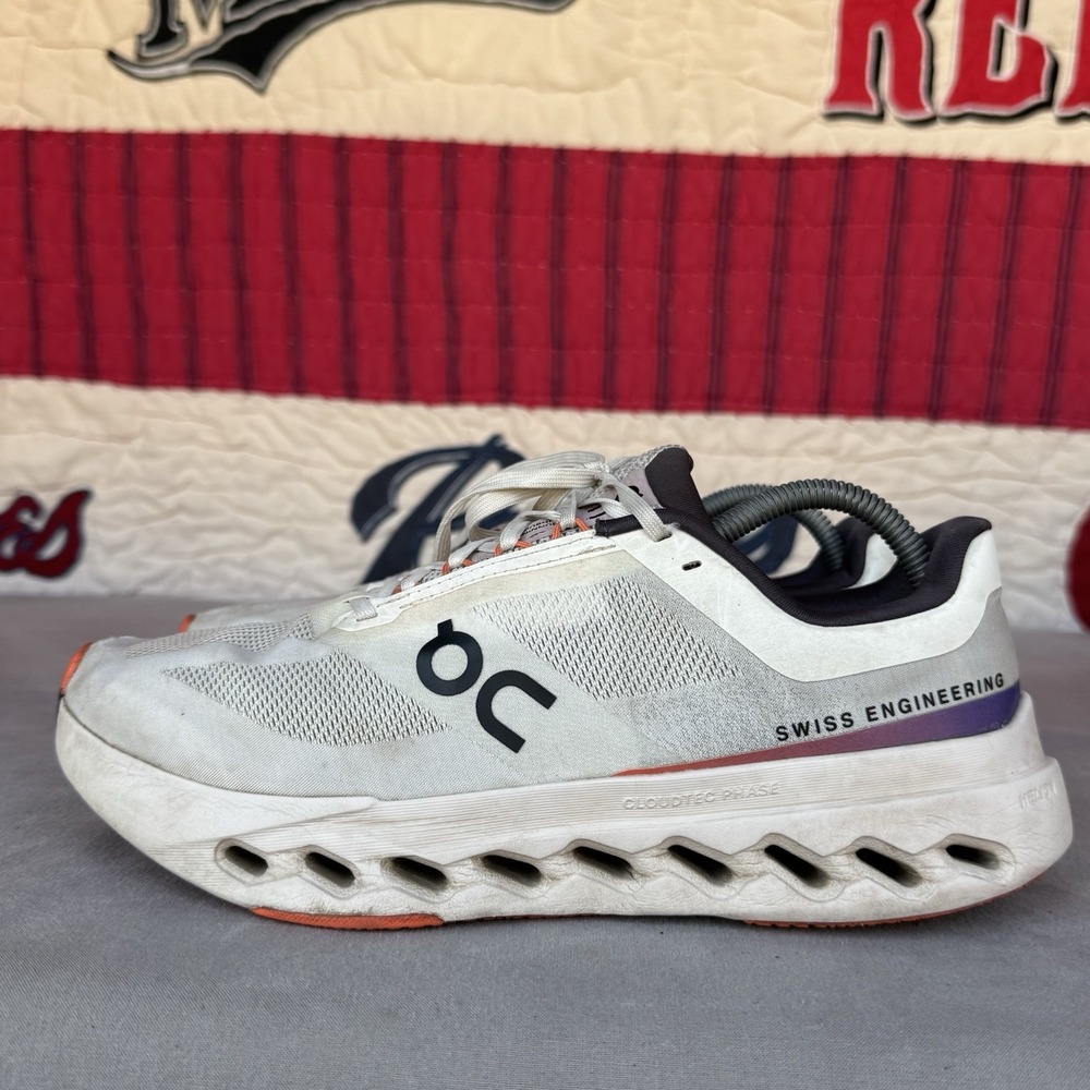 Size 9 -‎ Women's On Cloudsurfer Next, White/Flame
